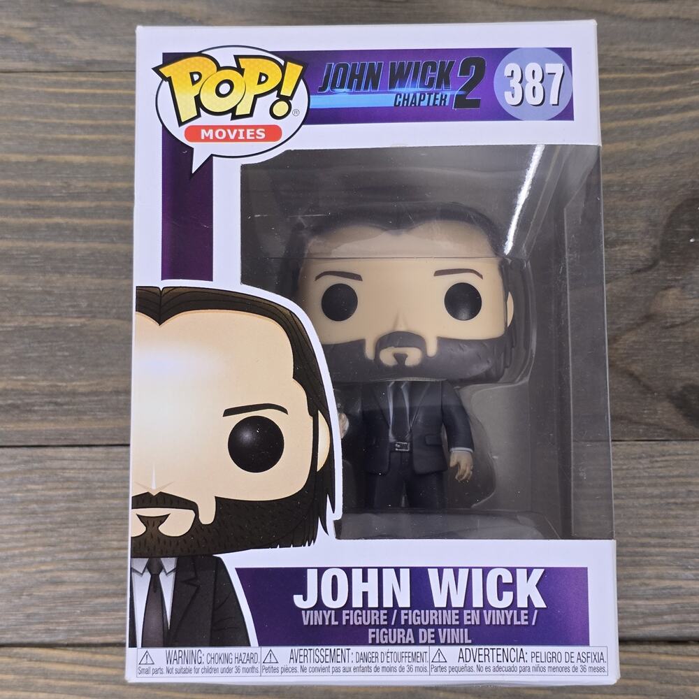 Funko Pop! Movies: John Wick Chapter 2 - John Wick #387 - Box In Fair Condition